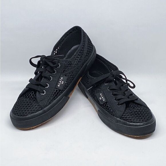 Alaïa Alaïa x Superga Mesh Flat Sneakers size 37 - Picture 7 of 14